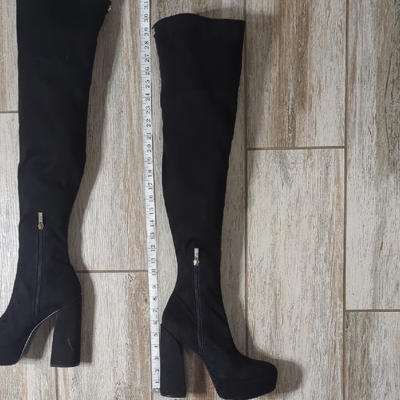 🔥Guess Thigh High Platform Boots Sz 9 - Picture 6 of 16